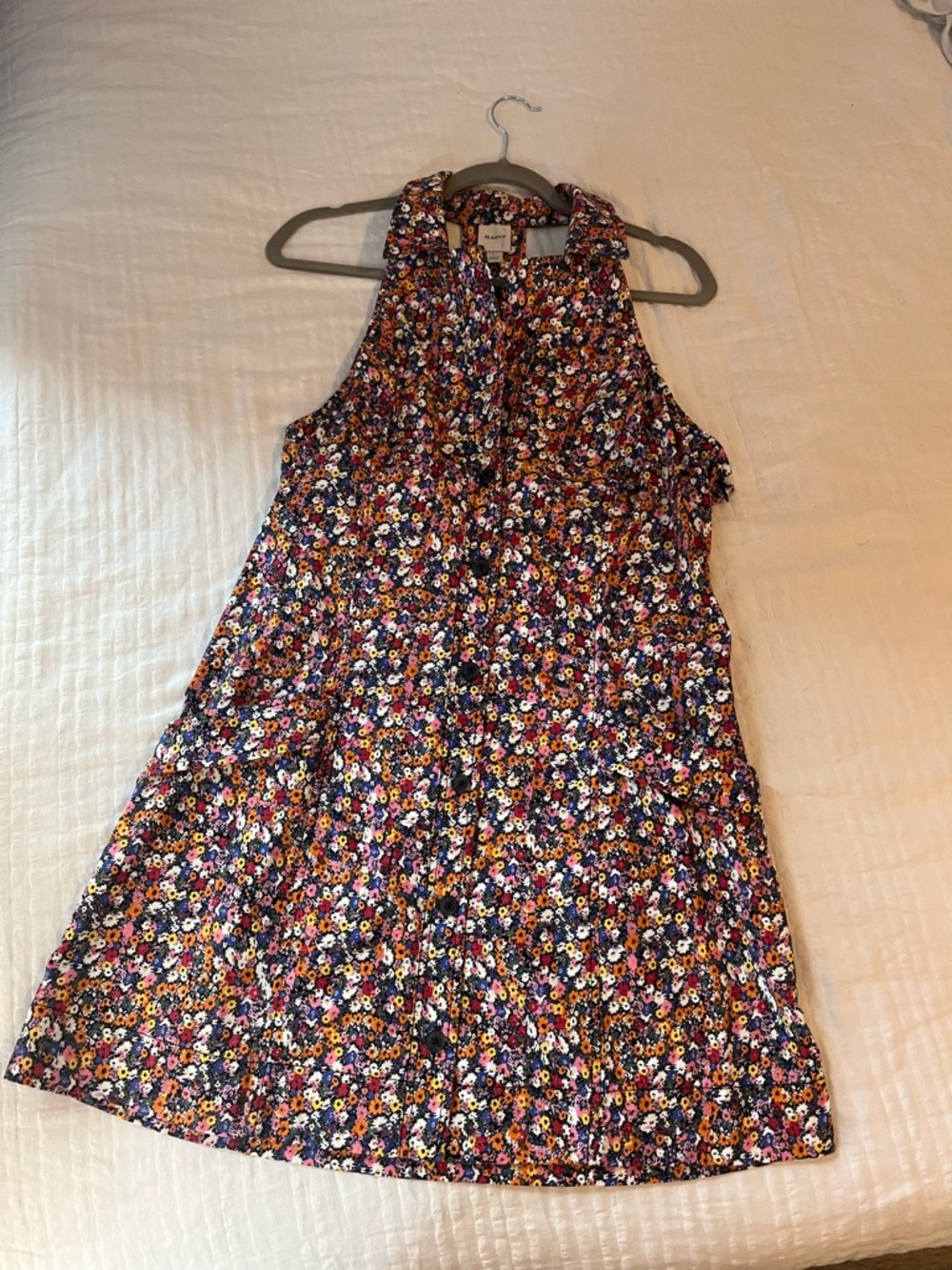 Maeve Navy Dress with Multicolor Floral Print